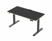 Ultradesk Dětský psací stůl, elektricky nastavitelný, 120X60 cm, 55-81 cm, PULSAR, černý, ULTRADESK