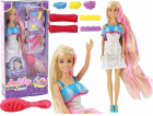 LeanToys Účes pro panenky Anlily s dlouhými blond vlasy