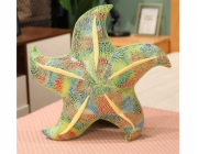 LeanToys Plyšová hvězdice , zelený plyšový polštář 45 cm