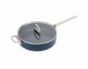 Joseph Joseph Space Fold.Handle Ceram.NS 28cm Blue Saute Pan&Lid