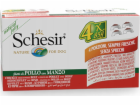 SCHESIR Chicken with beef in jelly - vlhké krmivo pro psy...