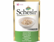 SCHESIR Kuřecí řízky v želé Mono - mokré krmivo pro koťata - 85g