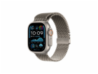 Apple Watch 49mm Natural Titanium Milanese Loop - Medium ...