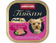 ANIMONDA Vom Feinsten Adult Mini Veal, ham and basil - mokré krmivo pro psy - 100g