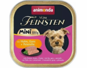 ANIMONDA Vom Feinsten Adult Mini Chicken, goose and parsley - mokré krmivo pro psy - 100g