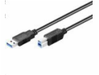 MicroConnect Kabel USB USB-A - USB-B 1,8 m černý (USB3.0A...