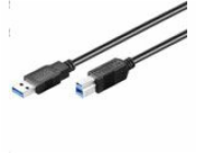 MicroConnect Kabel USB USB-A - USB-B 1,8 m černý (USB3.0AB2B)