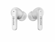 A4Tech bezdrátová sluchátka B25, TWS, Bluetooth, bílá