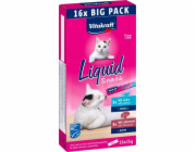 VITAKRAFT Tekutá svačina Játra s lososem - kočičí pochoutka - 16x15g