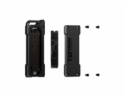 ASUS TUF GAMING A2 SSD NVME case, USB3.2 Gen 2X1, M.2 NVMe SSD kovový box, černá