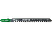 Klingspor KLINGSPOR ČEPEL DO SKLADOVACÍ PILY 130x8x1,25mm JS 302 WQ /5 ks.