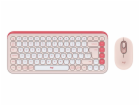 Logitech POP ICON COMBO - ROSE - US INT L - BT - INTNL