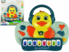 LeanToys Interaktivní piano Kachna DJ zvuk Hudební nástro...