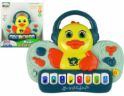 LeanToys Interaktivní piano Kachna DJ zvuk Hudební nástroje Melodie