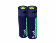 TRUST USB-C RECHARGEABLE BATTERIES 2P - AA
