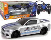 LeanToys Sports Fast auto na dálkové ovládání R/C stříbrné 1:24 Speed King