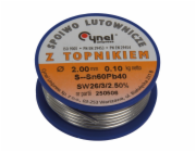 Mega plechová cínka s kalafunou pro pájení cívky 0,7 mm 100 g (60311)