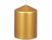Acorde Válcová svíčka LUNAR Gold, 7 cm