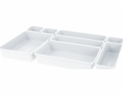 Storage Solutions Organizéry do zásuvek - sada 8 kusů, bílé