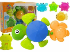 LeanToys Hračky do koupele s želvou od LEAN Toys