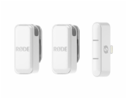 RODE Wireless Micro - Dvoukanálový digitální bezdrátový systém, Lightning, bílý