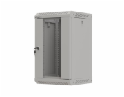 LANBERG RACKOVÁ SKŘÍŇ 10" NÁSTĚNNÁ 9U/300X300 (FLAT PACK) S PROSKLENÝMI DVEŘMI ŠEDÁ