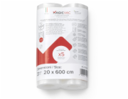 MagicVac 2 Vacuum sealer rolls  with Label 20 cm x 6 m