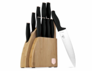 Sada nožů se stojanem BAMBOO 10 ks Black Rose Collection BH-2760