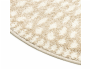 Interiérový koberec Domoletti VELUTO 31338/YC9-J, pískový, D120 cm