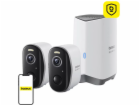 Baseus Security N1 Plus Outdoor  Camera 2K 2-Cam Kit Whit...