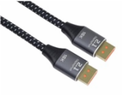 Kabel DisplayPort 2.1, 16K@60Hz, kovové a zlacené konektory, 1,5m
