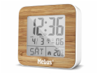 Mebus 27247 White/Wood Look  Radio alarm clock digital