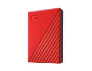 Ext. HDD 2,5" WD My Passport 6TB USB 3.0. červený