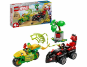 LEGO 11198 Marvel Spidey a jeho super přátelé akční zábava se spinem a elektrem v jejich dinosauřích rychlících, stavební hračka