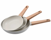 Sada pánví s nepřilnavým povrchem Naturally 3 ks 18, 22, 26 cm BG-34741-CR