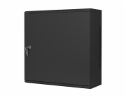 LANBERG 19" RACKOVÁ SKŘÍŇ PRO MONTÁŽ NA STĚNU 6U+3U/540X200 NÍZKOPROFILOVÁ ČERNÁ (SMONTOVANÁ)