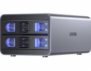 Unitek Unitek RAID kryt pro SATA 2,5''/3,5'' disk - 4 režimy, 40TB, 5Gb/s