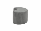 Pouf Domoletti 53000009207, šedý/tmavě šedý 44x55x36cm