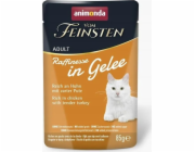 ANIMONDA Vom Feinsten Adult Raffinesse v želé bohaté na Kuře s Krůtou - mokré krmivo pro kočky - 85g