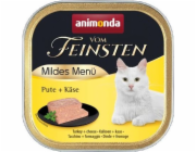 ANIMONDA Vom Feinsten Adult Mildes Menu Turkey with cheese - mokré krmivo pro kočky - 100g
