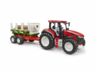 BRUDER 3453 ROADMAX Traktor s přívěsem a 3 klády