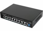 Esperanza ENS106 10-portový Poe Switch 10/100 96W