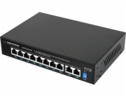Esperanza ENS106 10-portový Poe Switch 10/100 96W