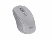 C-TECH myš Dual mode WLM-12GR, bezdrátová, 1600DPI, 6 tlačítek, šedá, USB nano receiver