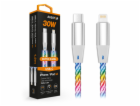 ALIGATOR Datový kabel LIGHT 3A, 30W USB-C/Lightning 0,5m
