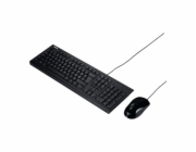 ASUS U2000 Copilot version - drôtová klávesnica a myš, čierna, CZ/SK