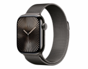 Apple Watch Series 10 GPS + Cellular 46mm Bridlicovo sivý titán s bridlicovo sivým milánskym ťahom - M/L