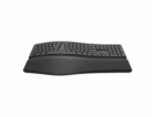 TRUST klávesnice Keyra, Ergonomická, Bezdrátová, US, černá