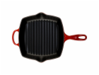 Le Creuset Grill Pan Cast Iron  Square 26 cm cerise