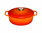 Le Creuset Signature zapék.hrnec  ovál 29 cm cervená